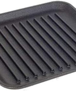Chef Collection - 11 Inch Cast Iron Chef Style Square Grill Pan