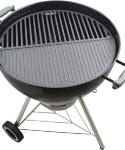 Kamaster 22 Half Moon Cast Iron Cooking Grate Grill Accessory Replaces for Weber Charcoal Grill Half Moon Grate+Griddle+4 Support Extension.Cooking Grate for Weber 22