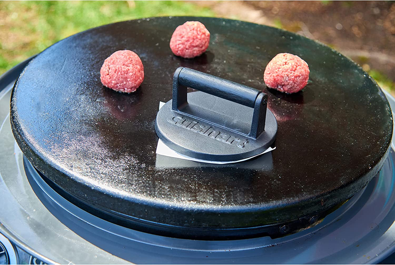 Cuisinart Smashed Burger Press. Cast Iron CISB-111 - Image 4