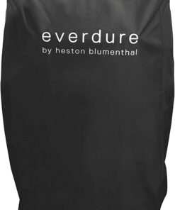 Grill Cover for 4K Charcoal Grill & Smoker. Long Cover with UV Protection and Drawstring Closure. Waterproof Lining and 4 Season BBQ Grill Protection. Black. 29.7L X 16.6W X 42H