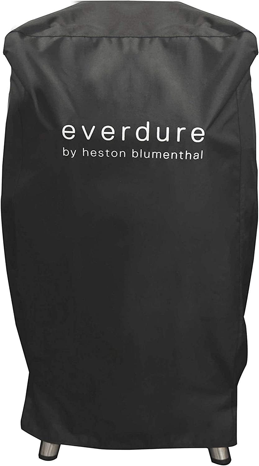 Grill Cover for 4K Charcoal Grill & Smoker. Long Cover with UV Protection and Drawstring Closure. Waterproof Lining and 4 Season BBQ Grill Protection. Black. 29.7L X 16.6W X 42H