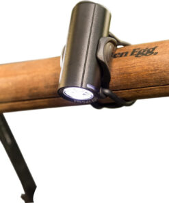 Night Light for Big Green Egg (Black) - a Rechargeable. Rotatable. Bright LED Light That Wraps around the BGE Handle and Illuminates Everything You Are Cooking