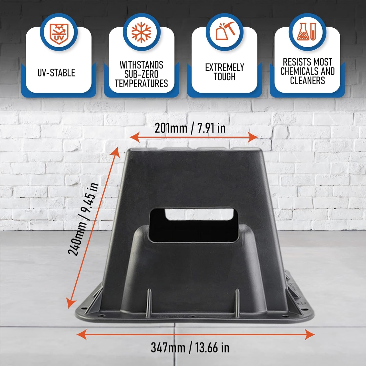 Pontoon Storage Blocks - Heavy Duty. Stackable & Weather Resistant - Perfect for Winterizing. Boat Protection & Maintenance (Set of 4) - Image 3