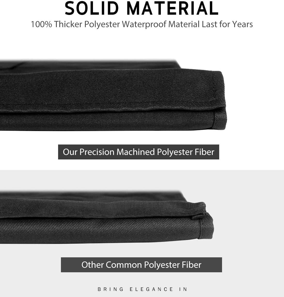 2 Pack Adjustable Bib Apron Thicker Version Waterdrop Resistant with 2 Pockets Cooking Kitchen Aprons for Women Men Chef. Black - Image 3