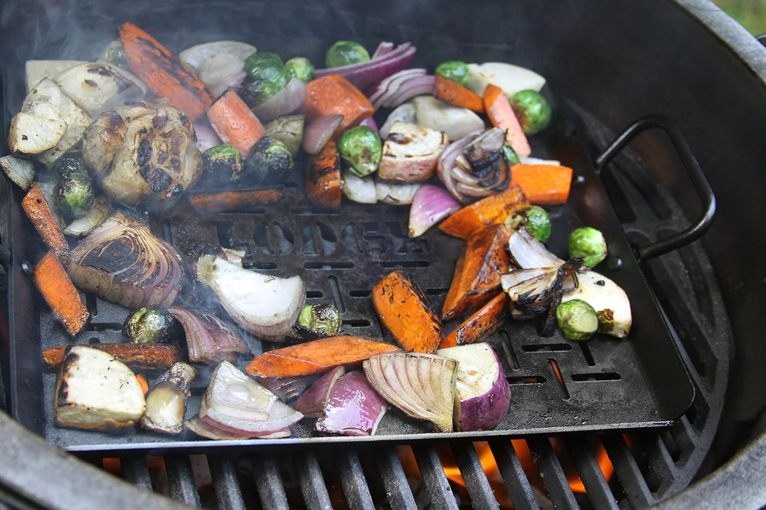 CRSGP12 Carbon Steel Grilling Pan. Pre-Seasoned. 12-Inch - Image 2