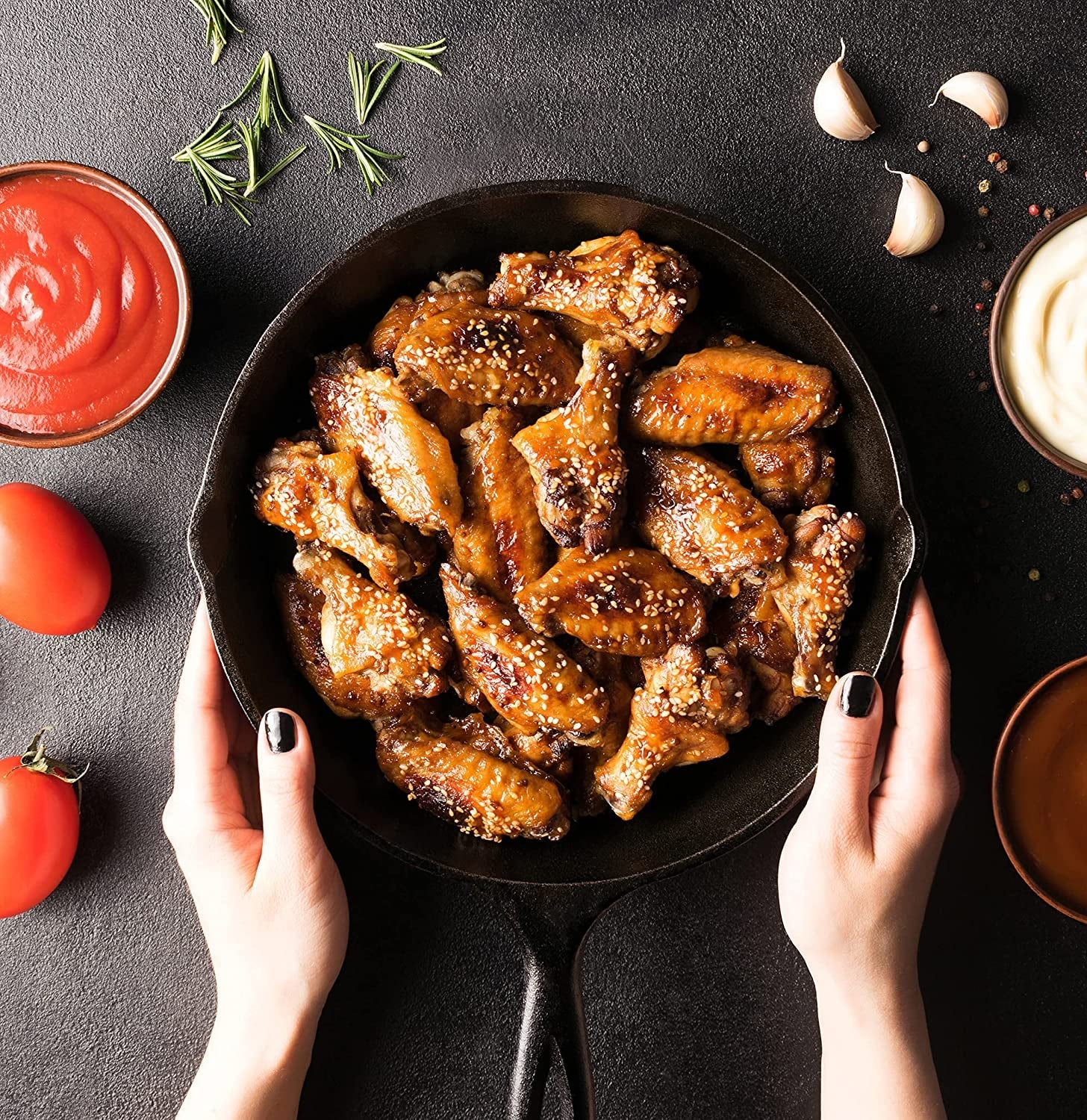 Utopia Kitchen Cast Iron Skillets 3 Piece Set. Chefs Pan. Pre Seasoned Cast Iron Skillets. 6. 8 & 10 Inches. Easy Use in the Oven. Stove. Grill. or Campfire. Black - Image 8