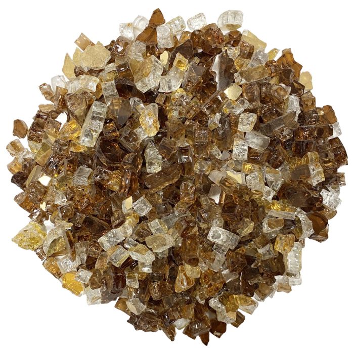 American Fire Glass: 1/2 Reflective Glass- 10 LB Jar - Image 16