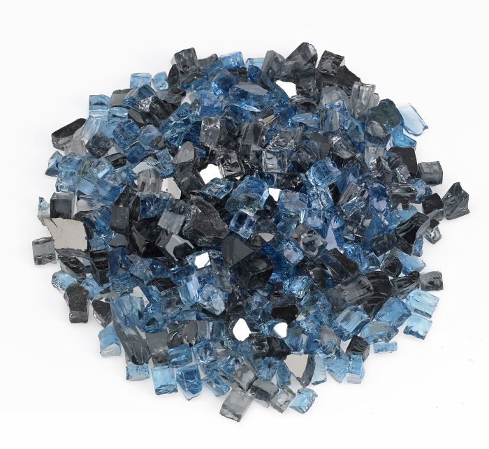 American Fire Glass: 1/2 Reflective Glass- 10 LB Jar - Image 14