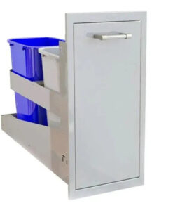 Alfresco 26 Dual Trash Center Drawer. Deep