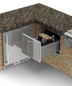 Alfresco 26 Undercounter Insulated Ice Drawer