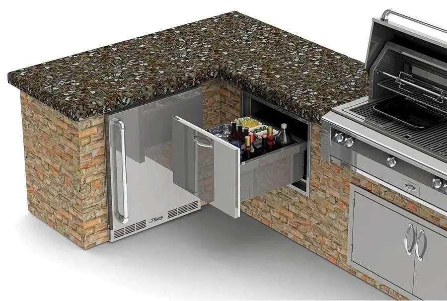 Alfresco 26 Undercounter Insulated Ice Drawer
