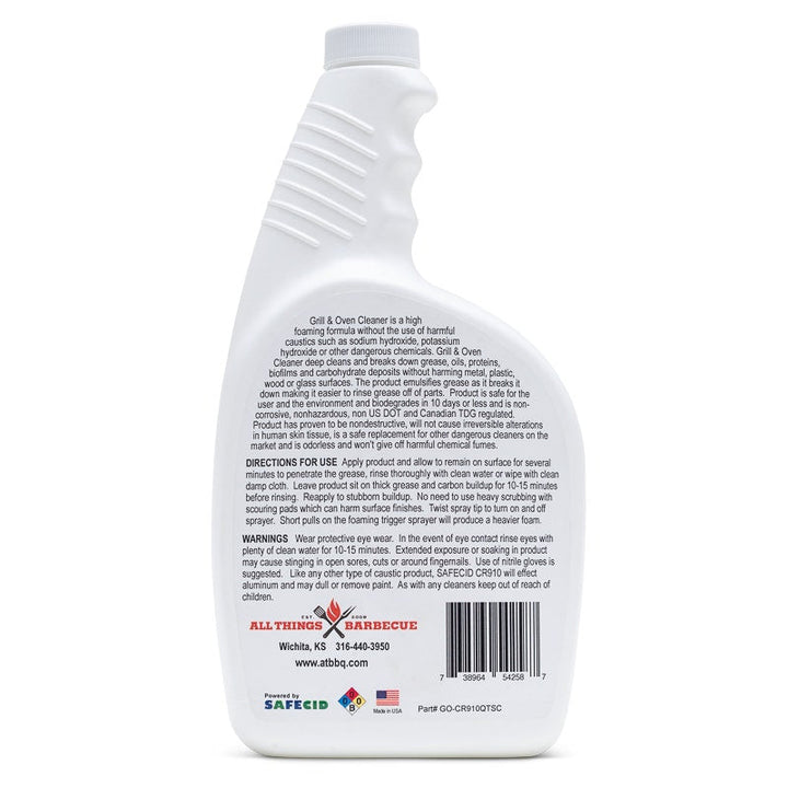 ATBBQ Grill & Oven Cleaner/Degreaser. 32oz - Image 2