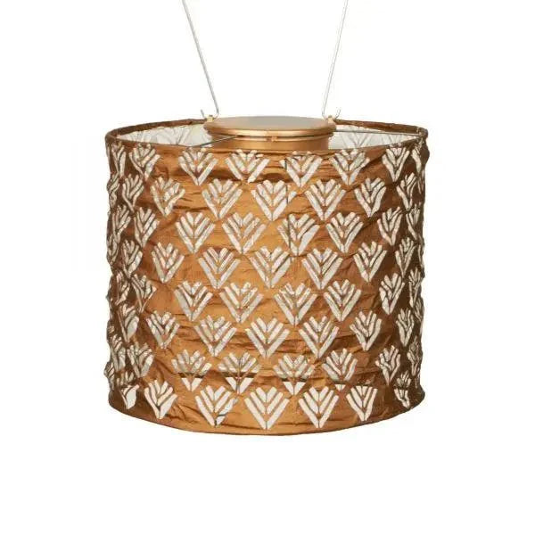 Allsop Soji Stella 8 Drum Solar Lantern in Copper