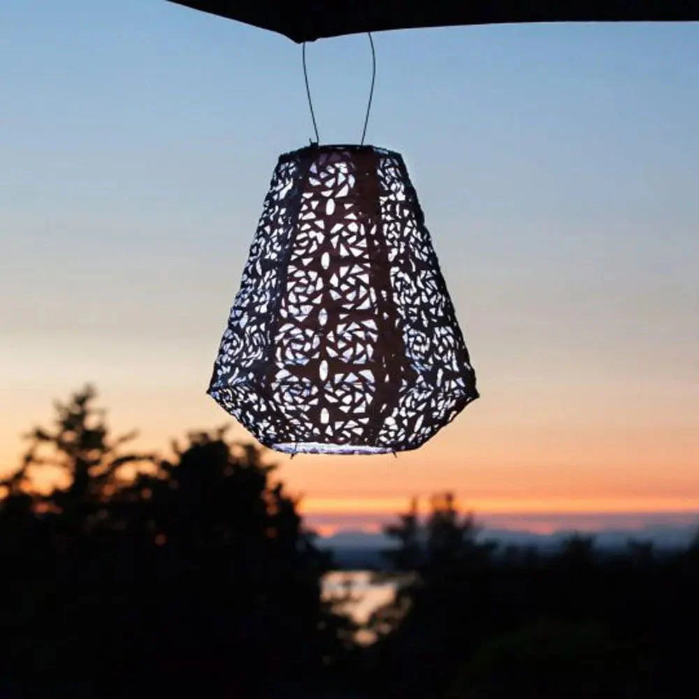 Allsop Soji Stella Prism Solar Lantern in Metallic Orchid - Image 2