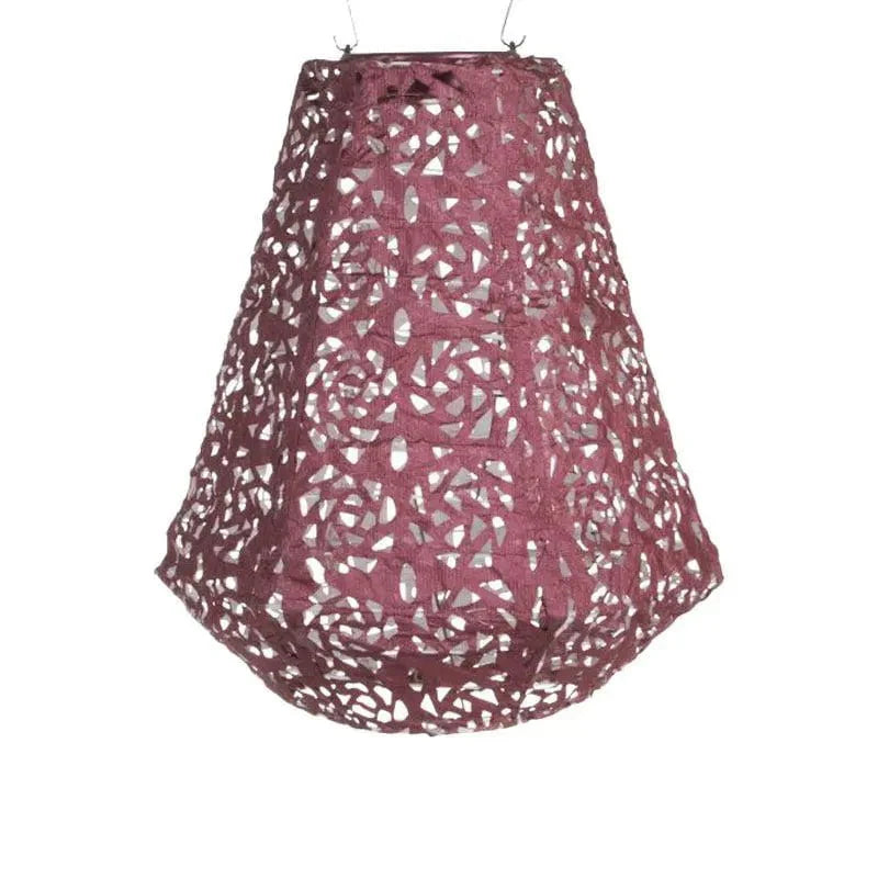Allsop Soji Stella Prism Solar Lantern in Metallic Orchid