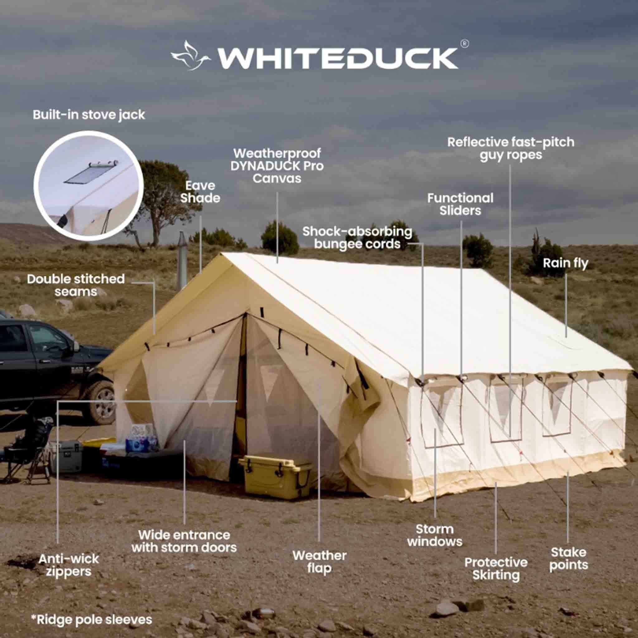 8'x10' Alpha Wall Tent - Image 8