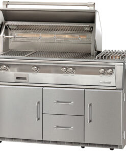 Alfresco: 56 Grill on Refrigerated Base with Side Burner