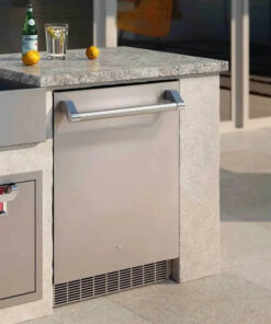 Aspire by Hestan 24-Inch 5.6 CU. Ft. Reversible Hinge Outdoor Rated Refrigerator with Lock - ERS24