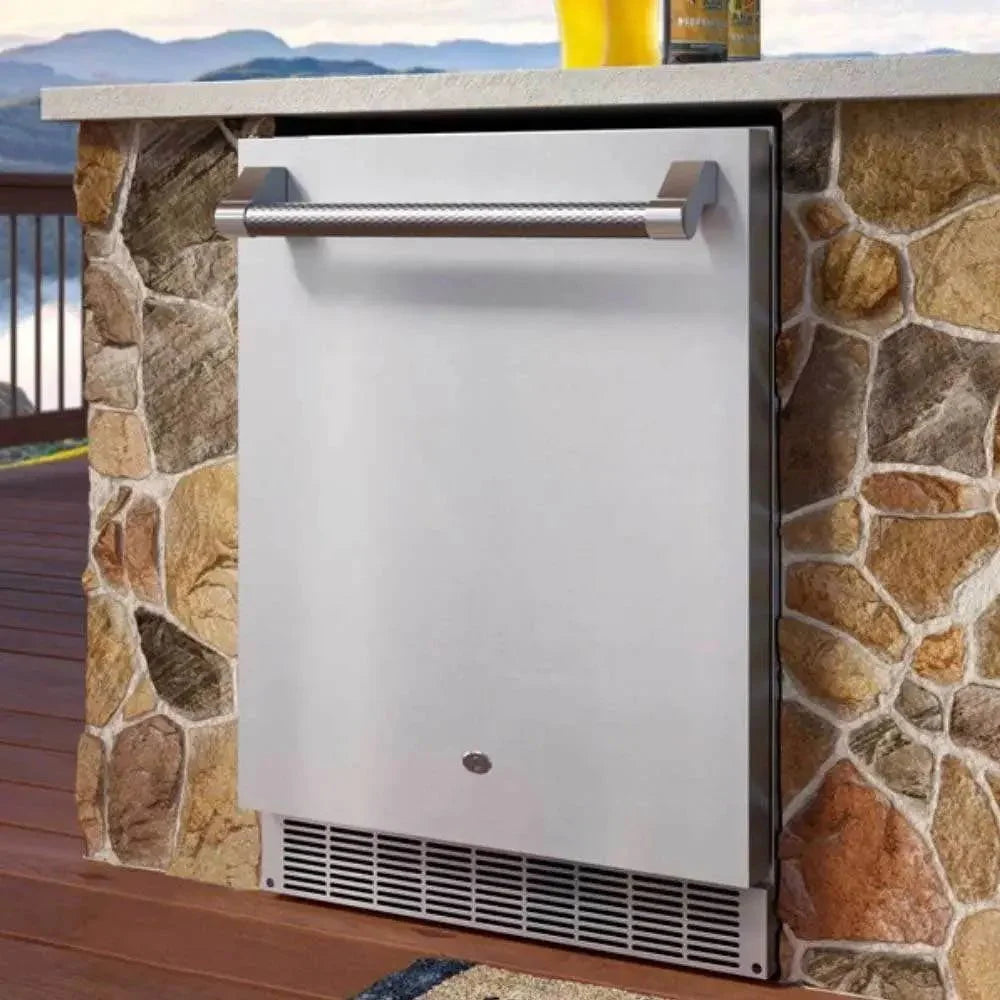 Aspire by Hestan 24-Inch 5.6 CU. Ft. Reversible Hinge Outdoor Rated Refrigerator with Lock - ERS24 - Image 3
