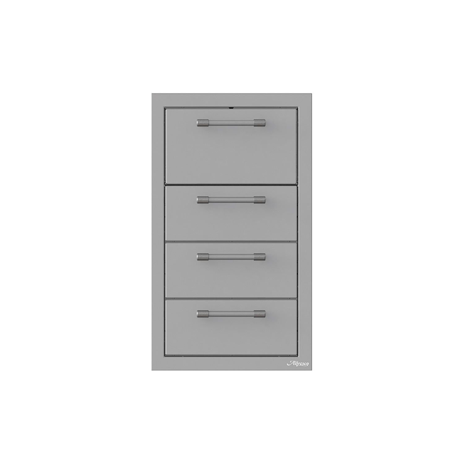 Alfresco: 17 Triple Drawers w/ Paper Towel Holder