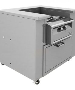 Alfresco: Versa Power Counter with Storage- All Stainless