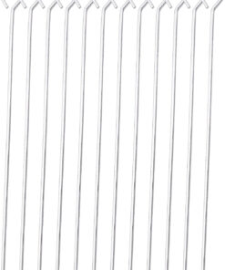 12 Inch Barbecue Skewers Metal BBQ Sticks.12Pack Stainless Steel Square Skewer.Kebob.Kabob Sets for Grill Outings Cooking (BBQ Skewers Square 12Inch-12P)