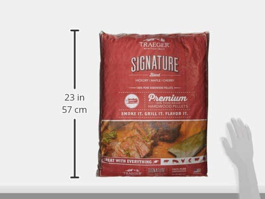 Traeger Grills Signature Blend 100% All-Natural Wood Pellets for Smokers and Pellet Grills. BBQ. Bake. Roast. and Grill. 20 Lb. Bag - Image 7