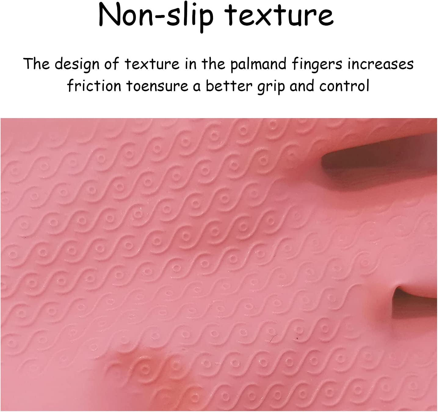 Dishwashing Cleaning Gloves. 2 Pair Reusable Household Cleaning Gloves Long Cuff and Flock Lining - Image 3