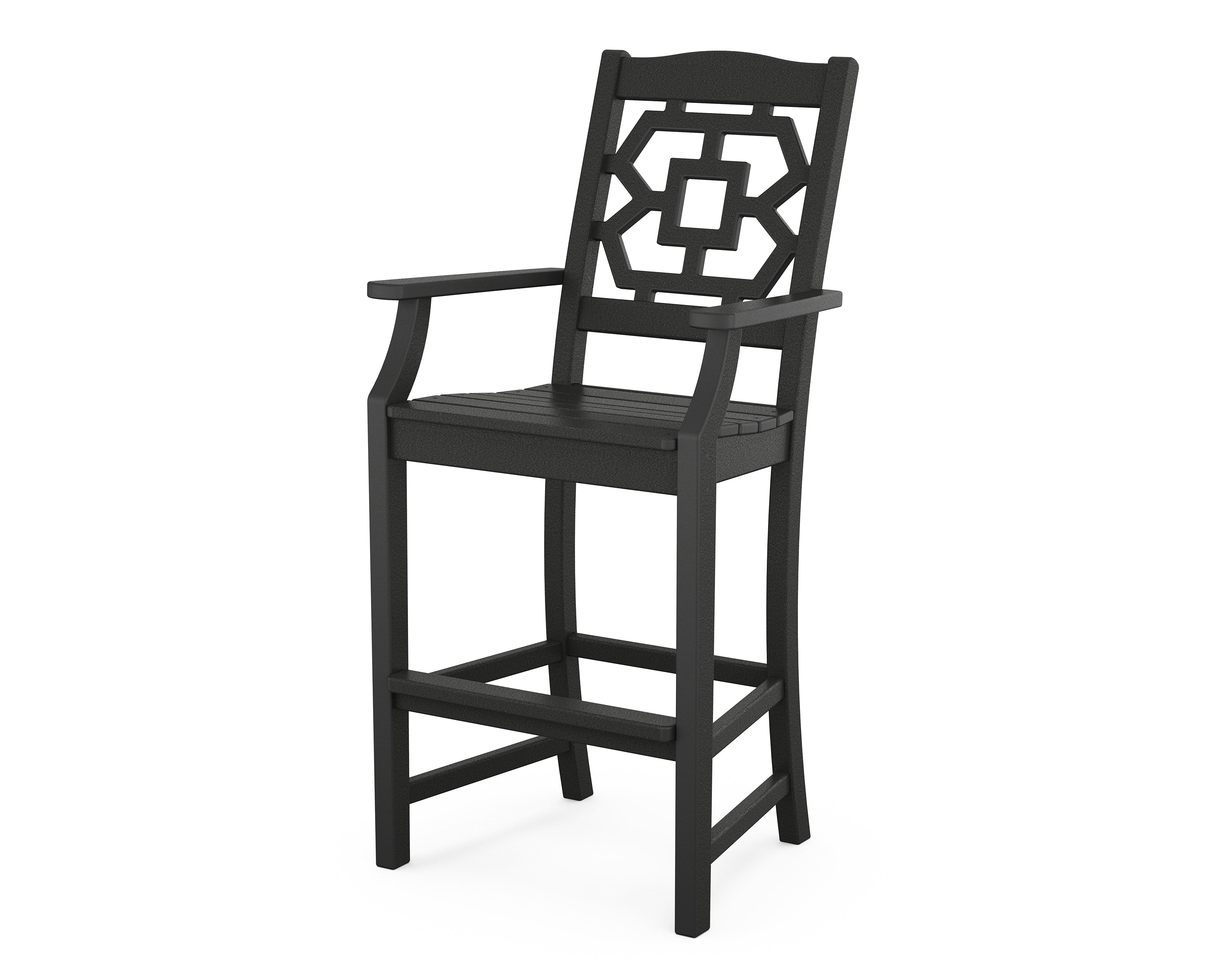 Polywood: Chinoiserie Bar Arm Chair - Image 9