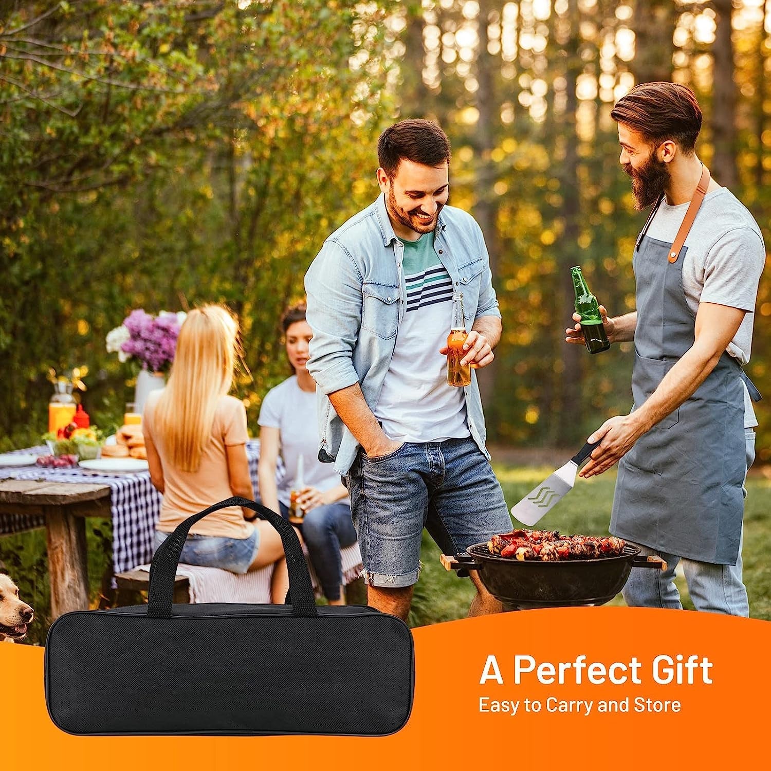 Blackstone Griddle Accessories Kit.41Pcs Flat Top Grill Accessories Set for Blackstone and Camp Chef.Professional Stainless Steel Griddle Grill Tools Set for Outdoor BBQ Teppanyaki Camping - Image 8