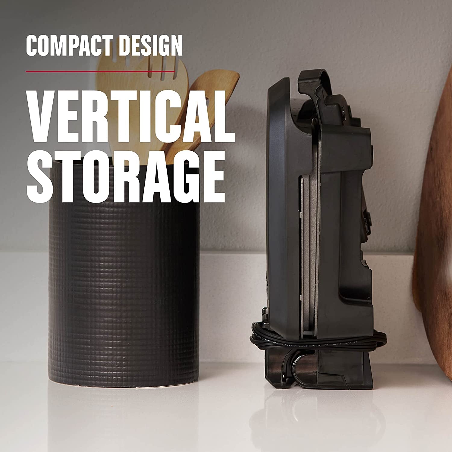 ® Fully Submersible™ Grill. NEW Dishwasher Safe. Wash the Entire Grill. Easy-To-Clean Nonstick. Black/Grey - Image 7