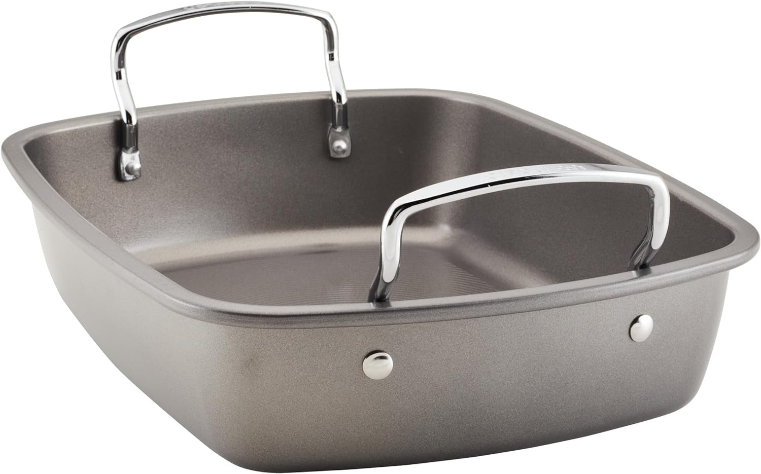 Circulon Nonstick Roasting Pan / Roaster with Rack - 17 Inch X 13 Inch. Gray - Image 14