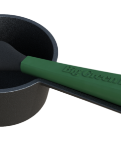 Big Green Egg:  Cast Iron Sauce Pot w/ Basting Brush