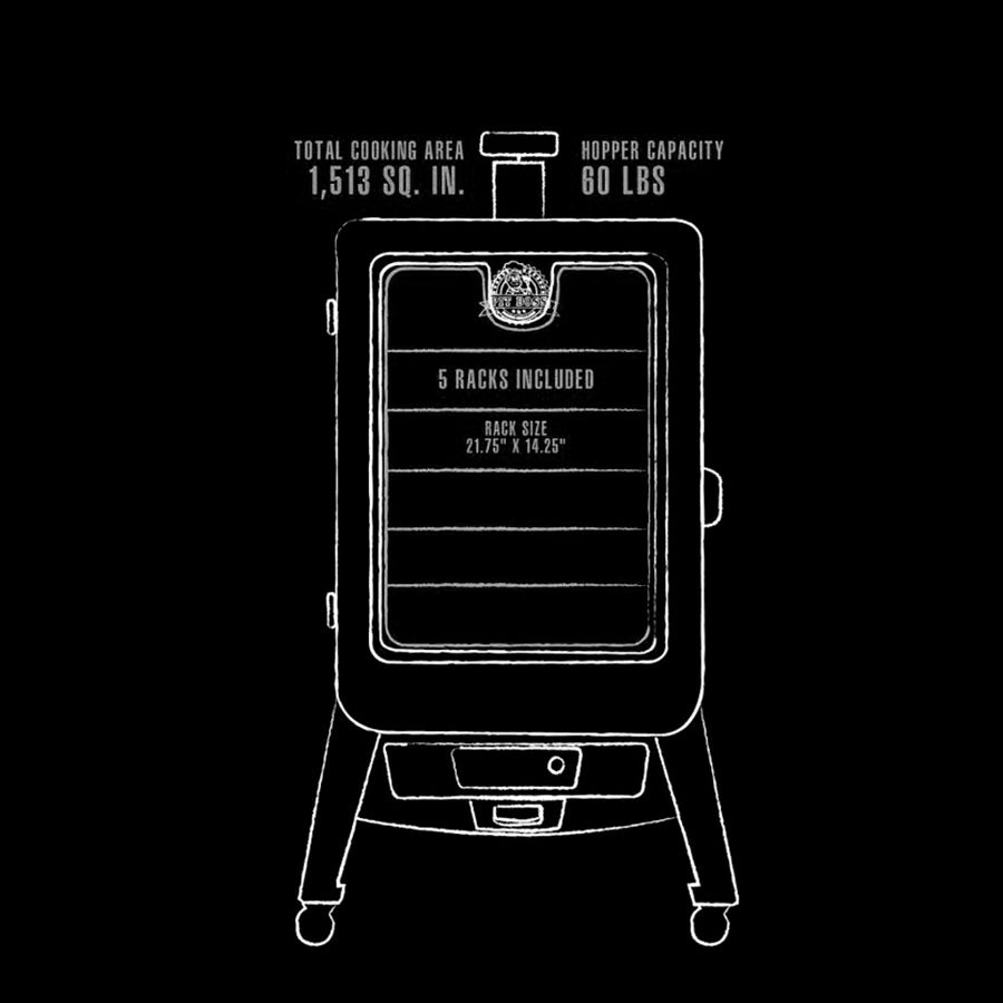 Copperhead 5-Series Vertical Pellet Smoker - Image 7