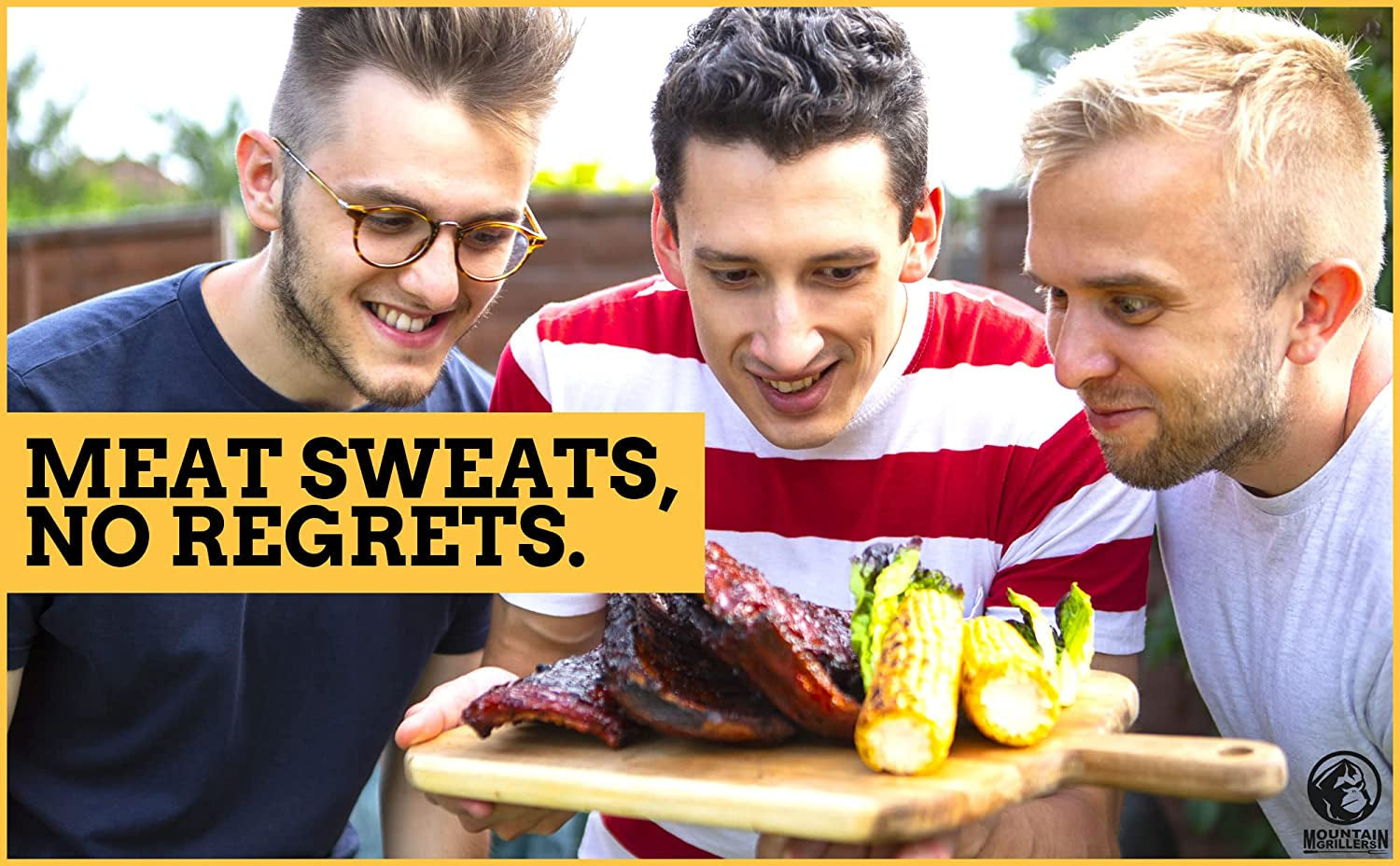 MOUNTAIN GRILLERS BBQ Rib Racks for Smoking. Gas Smoker or Charcoal Grill. Sturdy & Non Stick Standing for Gas Grill. Bbq Grill. Holds up to 5 Baby Back Ribs. Grilling & Barbecue Gifts for Men Black - Image 8