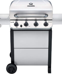 Performance Series Convective 4-Burner with Side Burner Cart Propane Gas Stainless Steel Grill - 463377319
