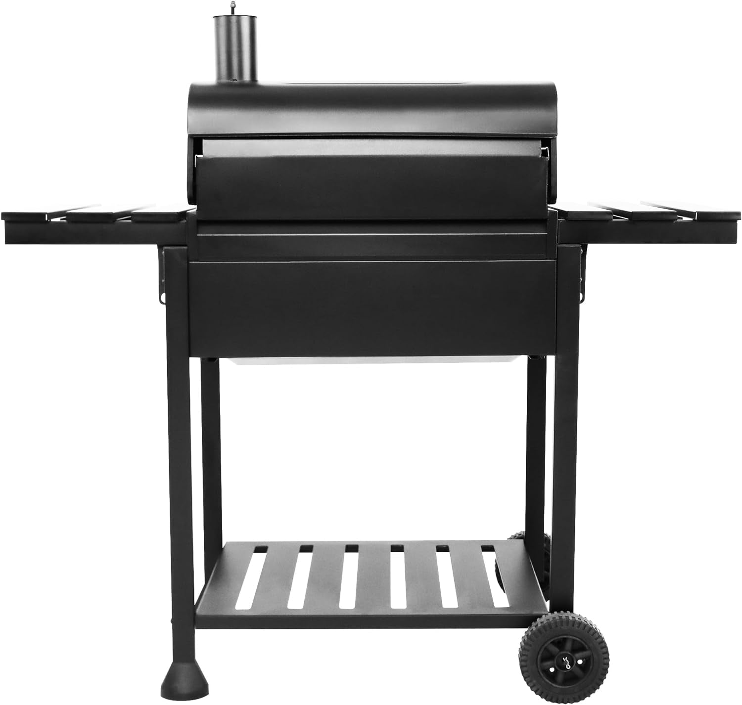 CD1824EN 24 Charcoal Grill Outdoor Smoker with Side Tables Backyard Griller Party BBQ Picnic Patio Cooking. Black - Image 4