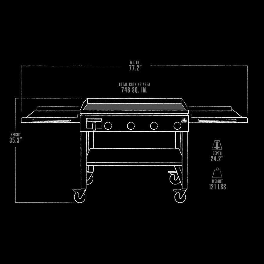 Deluxe 4-Burner Griddle - PB757GD - Image 5