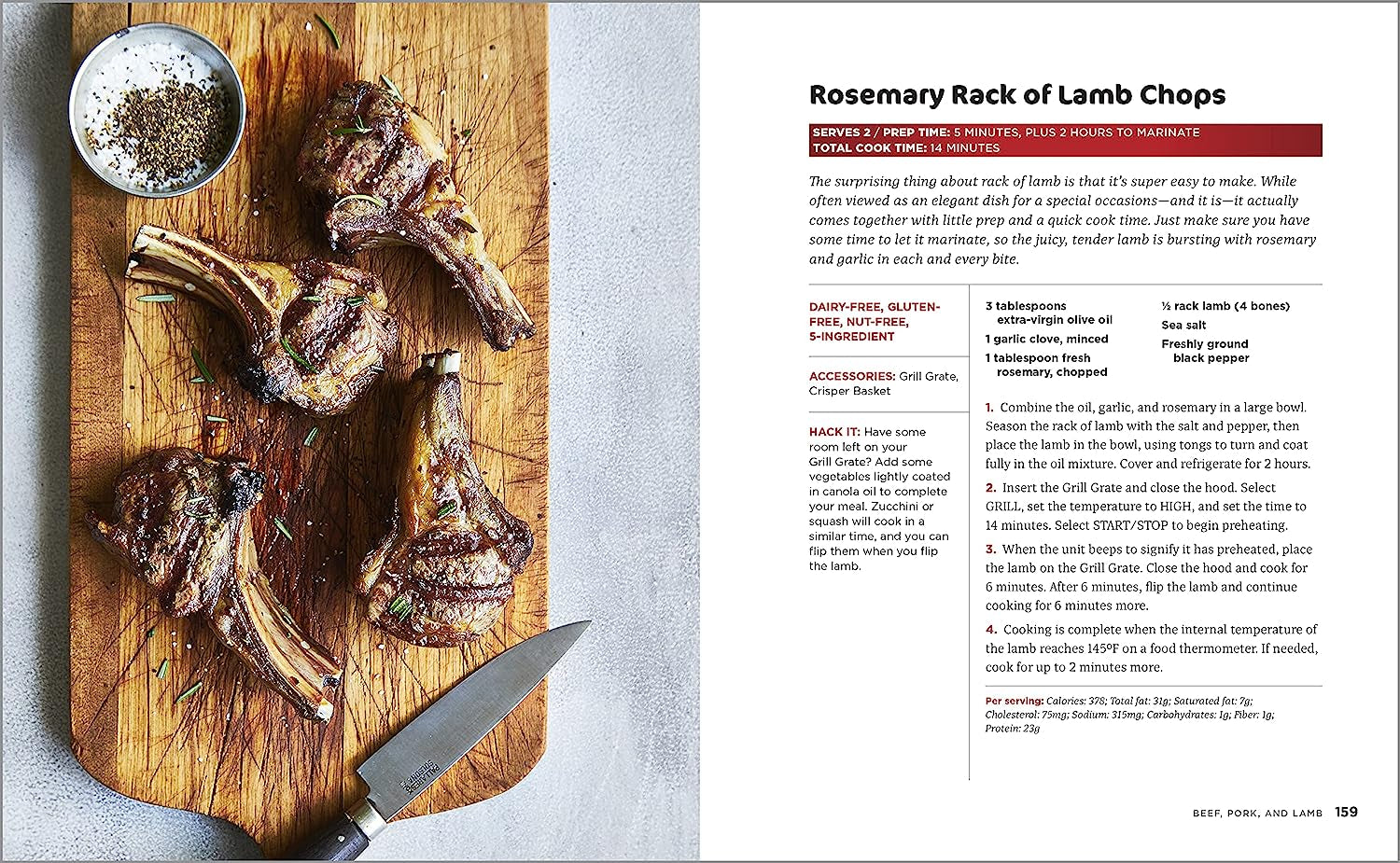 The Official Ninja Foodi Grill Cookbook for Beginners: 75 Recipes for Indoor Grilling and Air Frying Perfection (Ninja Cookbooks) - Image 8