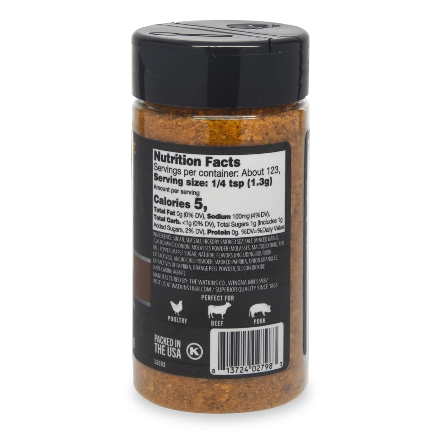 Yellowstone Smoky Bourbon Seasoning and Rub. 5.6Oz - Image 3