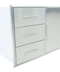 Saber Grills: 3-Drawer and Door Combo