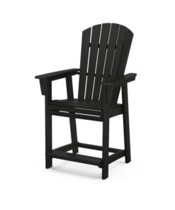 Polywood: Nautical Curveback Adirondack Counter Chair