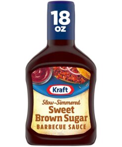 Kraft Sweet Brown Sugar Slow-Simmered Barbecue Sauce. 18 Oz Bottle
