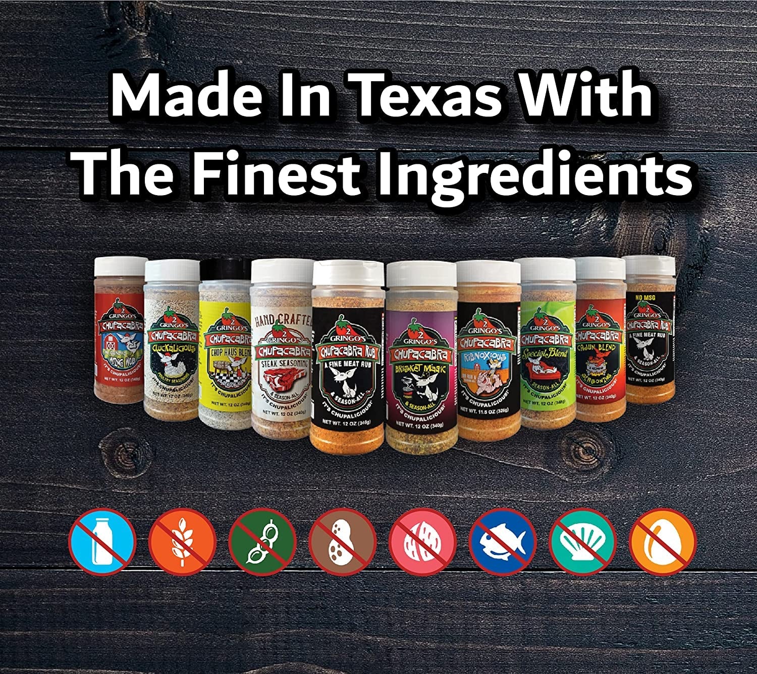 2 Gringos Chupacabra Ribnoxious Rib Rub. 25 Ounces - Image 2