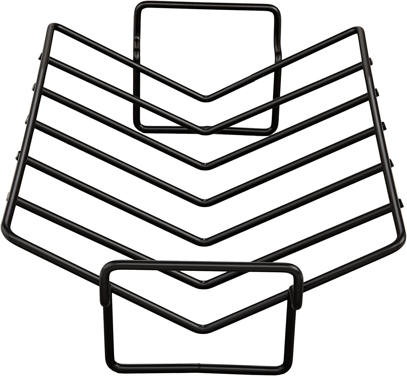 HIC Kitchen Roasting Pro V-Shaped Baking Rack - Premium Heavyweight Non-Stick Steel Wire. 16 X 10.25 Inches - Ideal for All-Over Browning. Oven Safe to 500°F