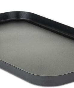 Viking Non Stick Double Burner Griddle. Hard Anodized Nonstick Kitchen Cookware Grill Pan with Handles. Oven Safe. Works on Electronic. Ceramic. and Gas Stove Tops. 19 X 11 Inch