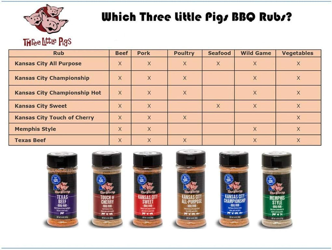 Three Little Pigs Kansas City Sweet Rub 6.5 Ounce - Image 2