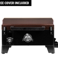 Portable Tabletop Wood Pellet Grill - PB150PPS. Mahogany