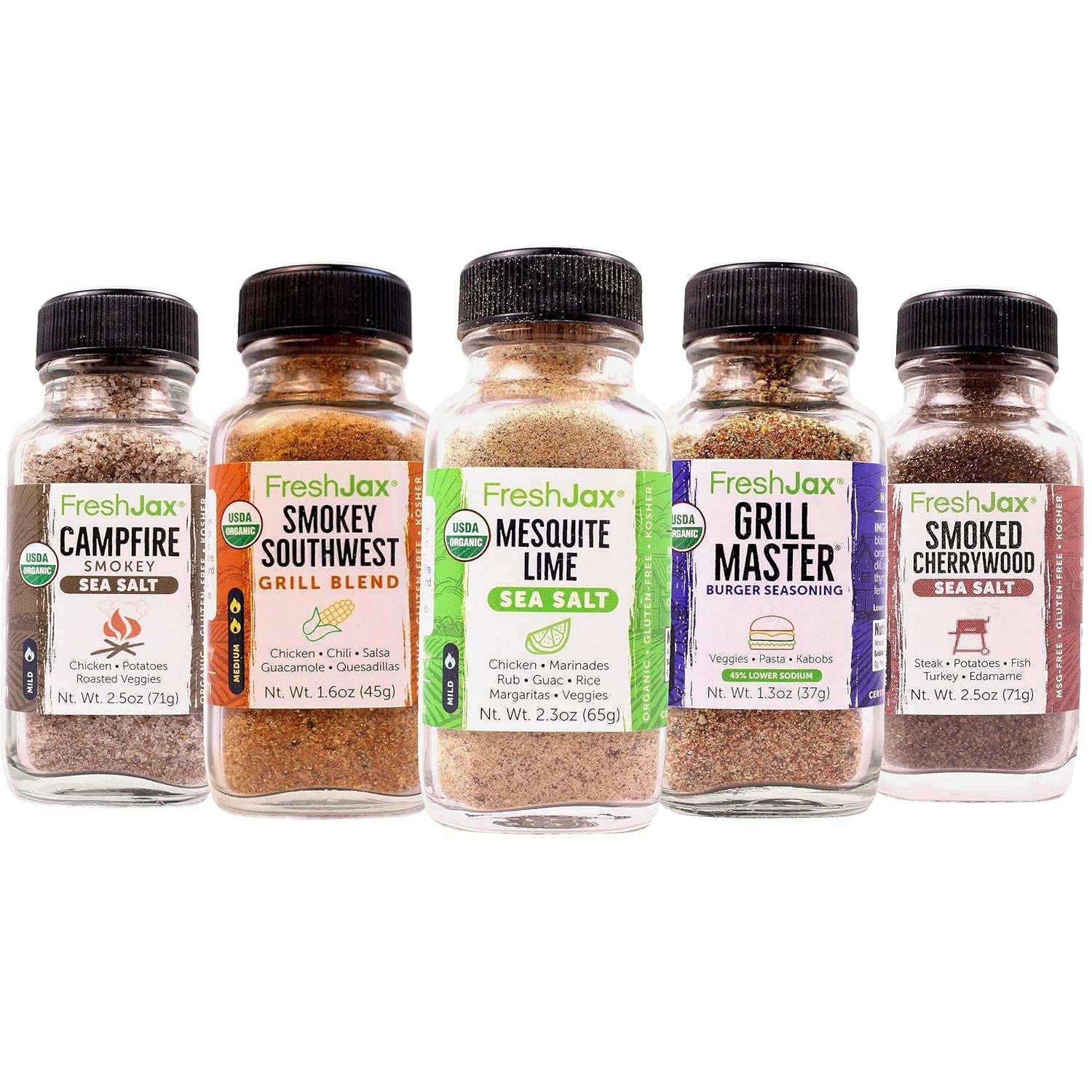 Freshjax Smoked Spices Gift Set. (Set of 5)