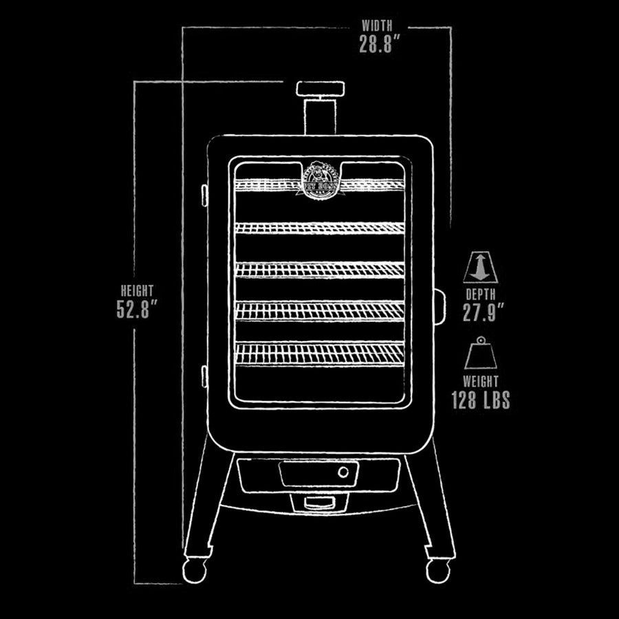 Copperhead 5-Series Vertical Pellet Smoker - Image 6